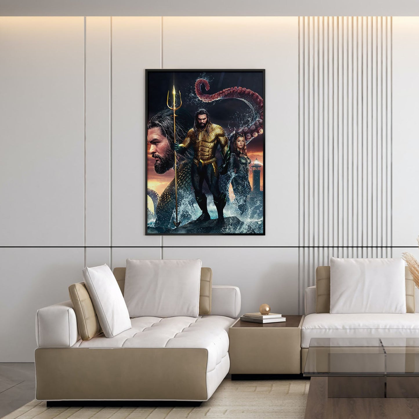 Flex Designs Poster Aquaman and the Lost Kingdom Textless 5 x 7" Home Goods - Movie 2023 Movie Poster