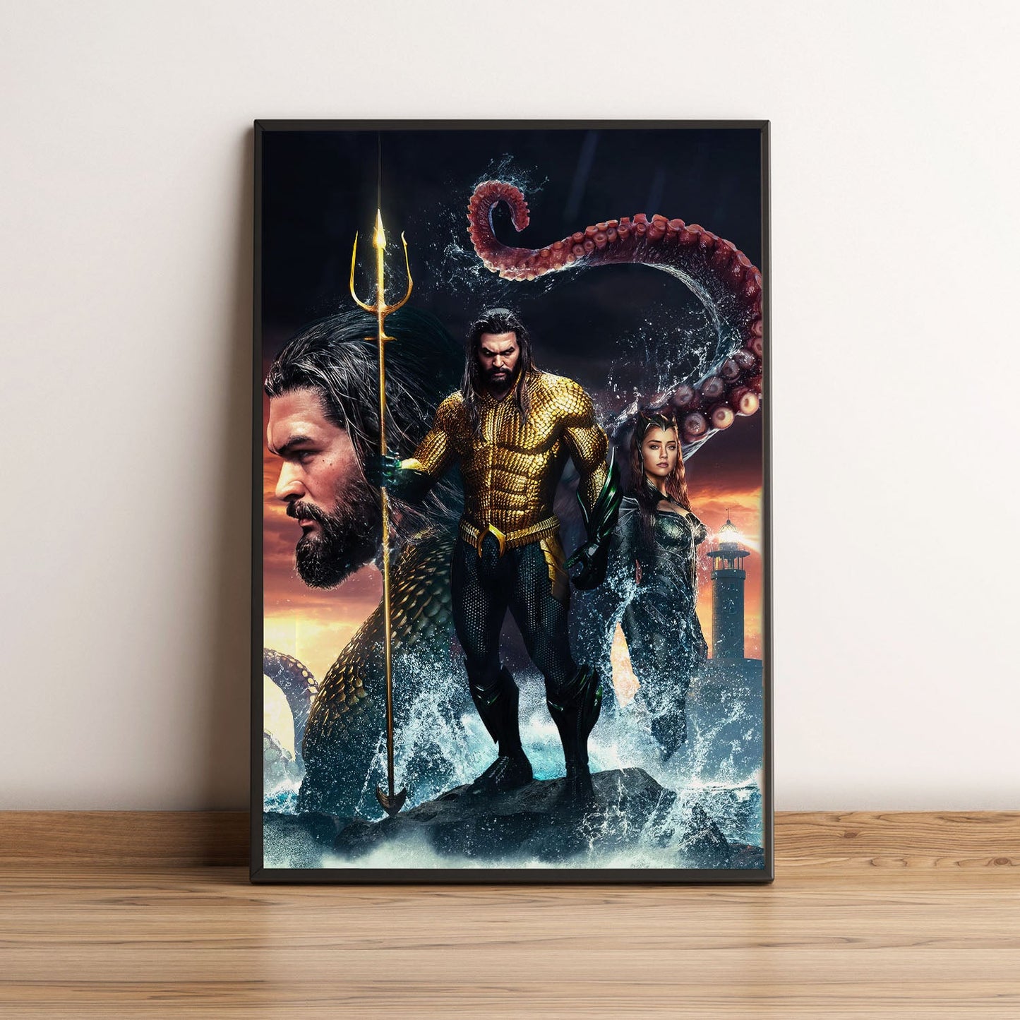 Flex Designs Poster Aquaman and the Lost Kingdom Textless 5 x 7" Home Goods - Movie 2023 Movie Poster
