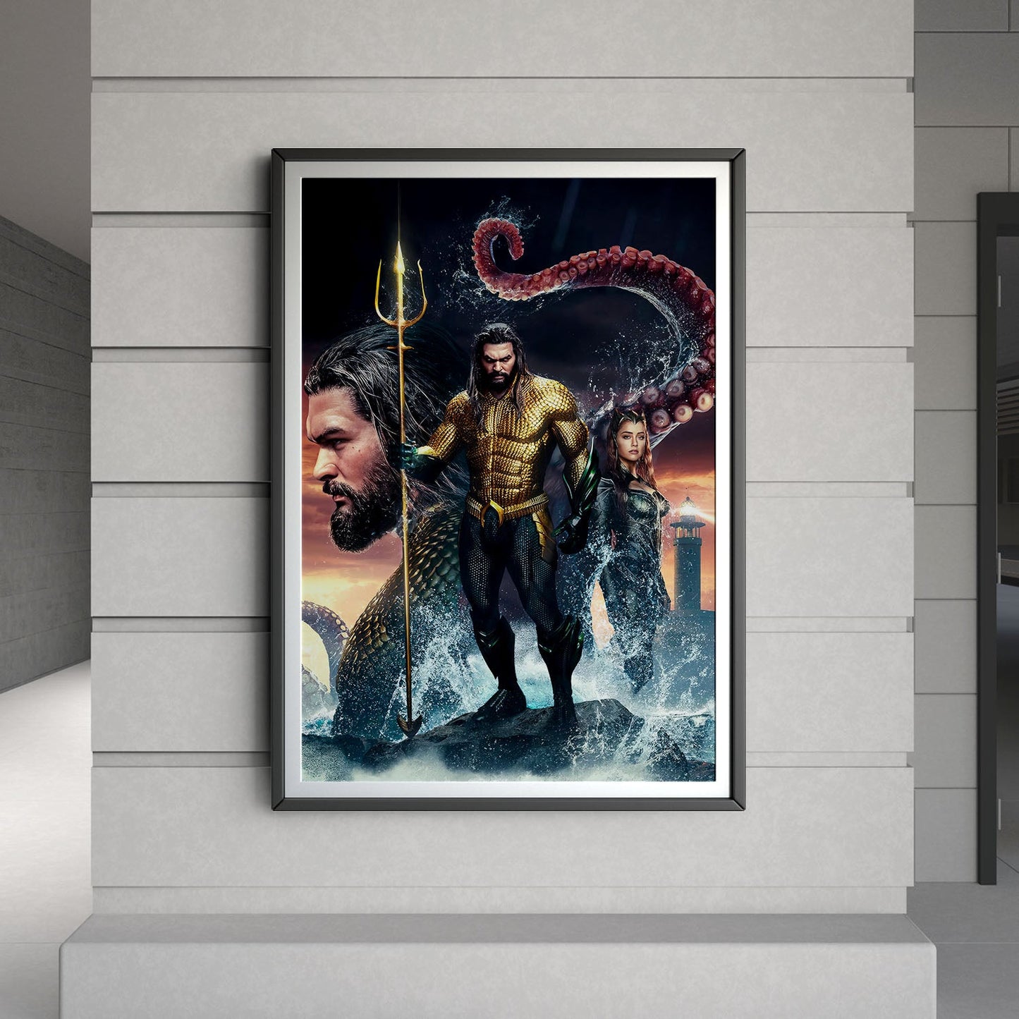 Flex Designs Poster Aquaman and the Lost Kingdom Textless 8 x 10" Home Goods - Movie 2023 Movie Poster