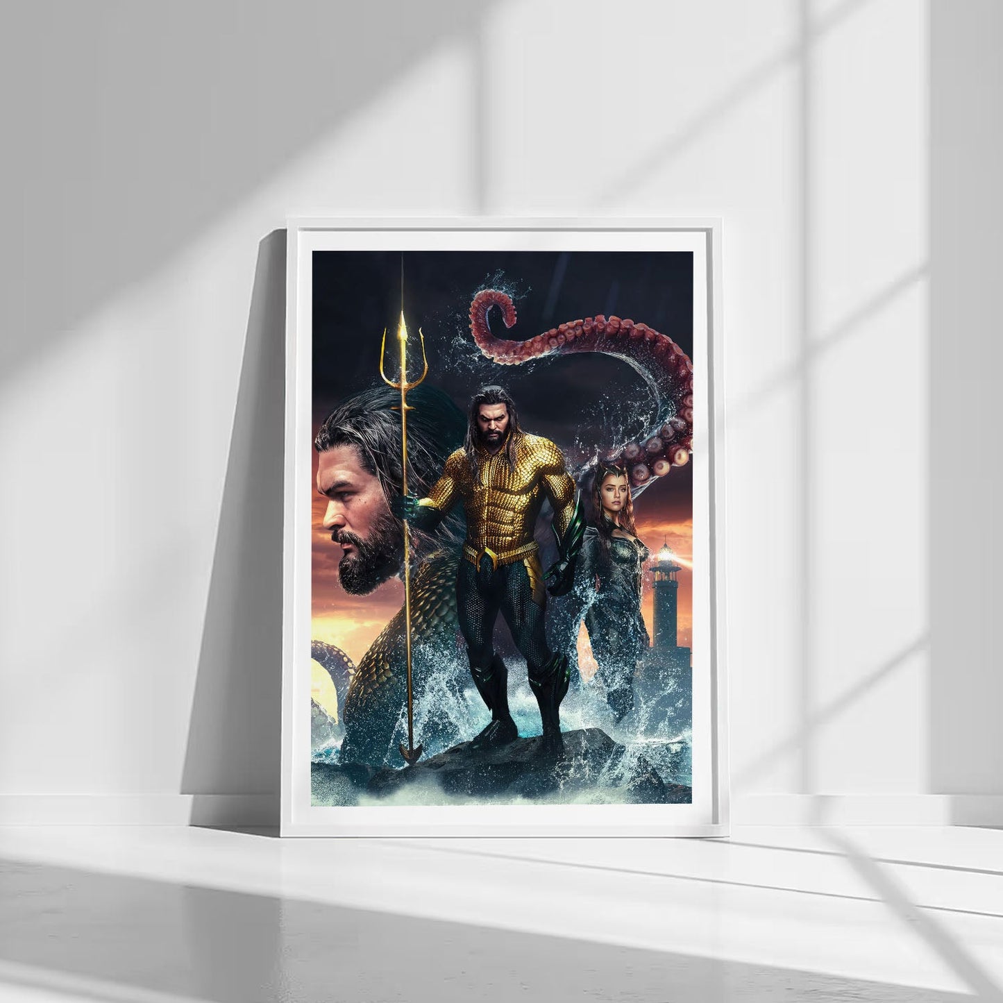 Flex Designs Poster Aquaman and the Lost Kingdom Textless 8 x 10" Home Goods - Movie 2023 Movie Poster