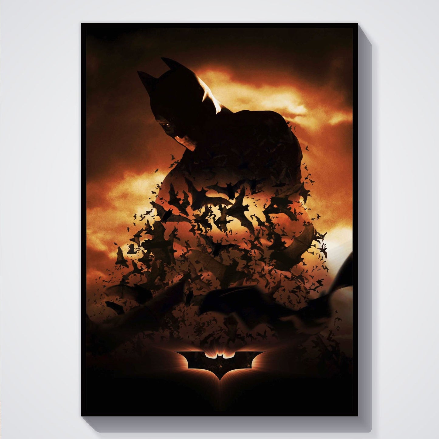 Flex Designs Poster Batman Begins Key Art 5 x 7" Home Goods - Movie 2005 Movie Poster