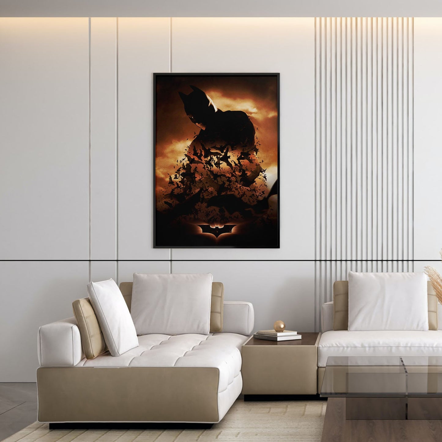 Flex Designs Poster Batman Begins Key Art 5 x 7" Home Goods - Movie 2005 Movie Poster