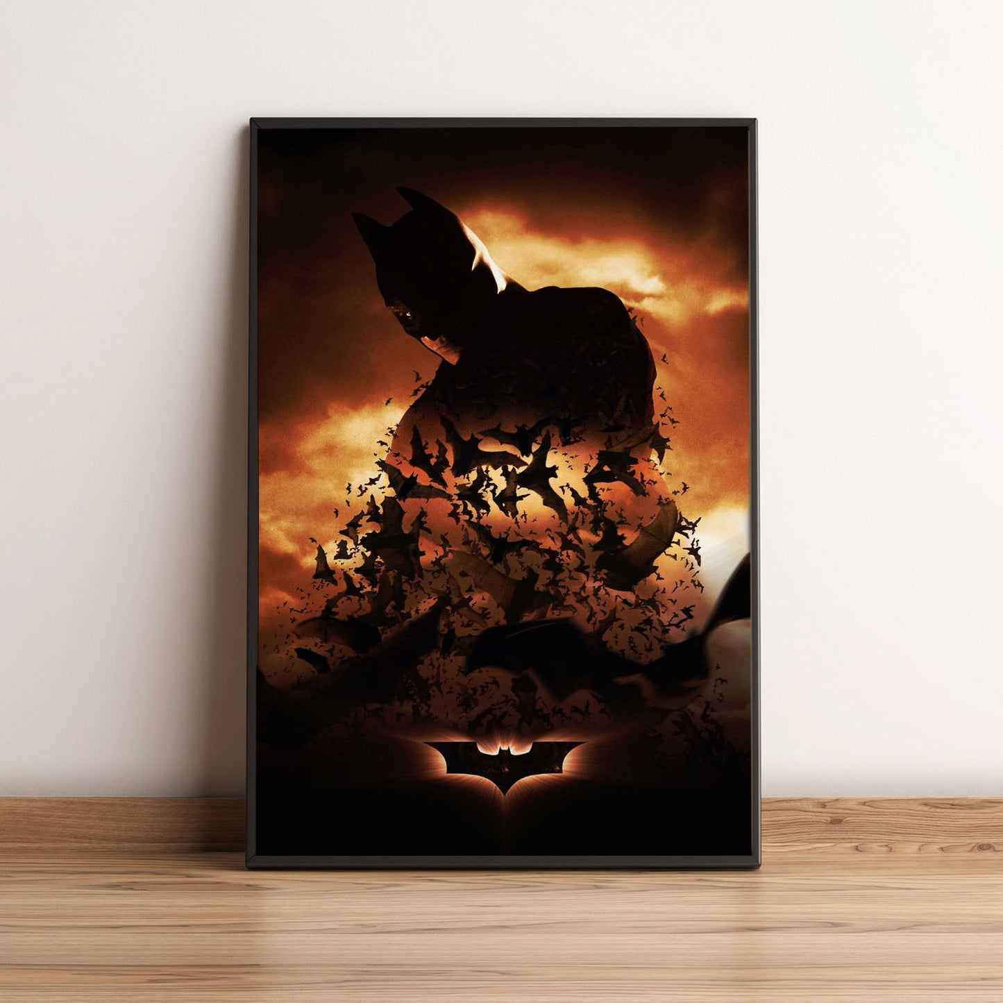 Flex Designs Poster Batman Begins Key Art 5 x 7" Home Goods - Movie 2005 Movie Poster