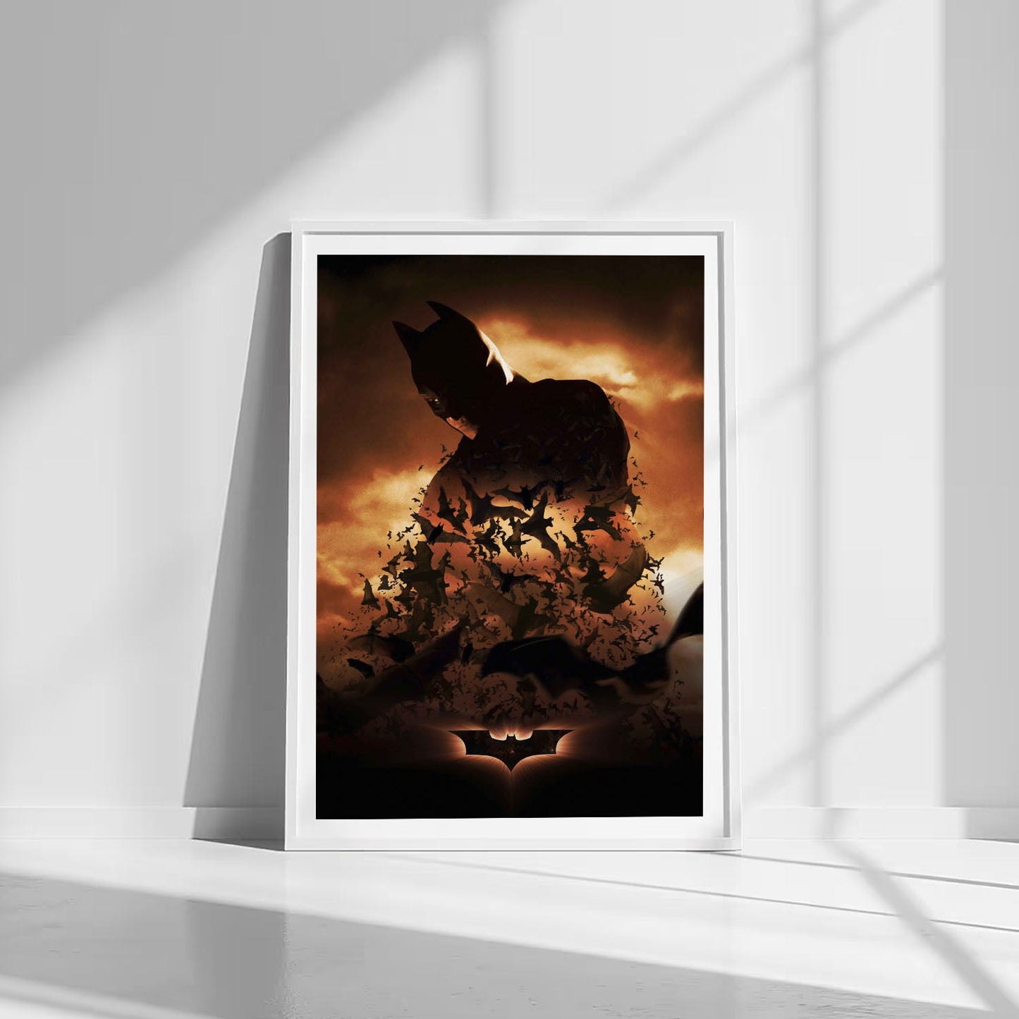 Flex Designs Poster Batman Begins Key Art 8 x 10" Home Goods - Movie 2005 Movie Poster