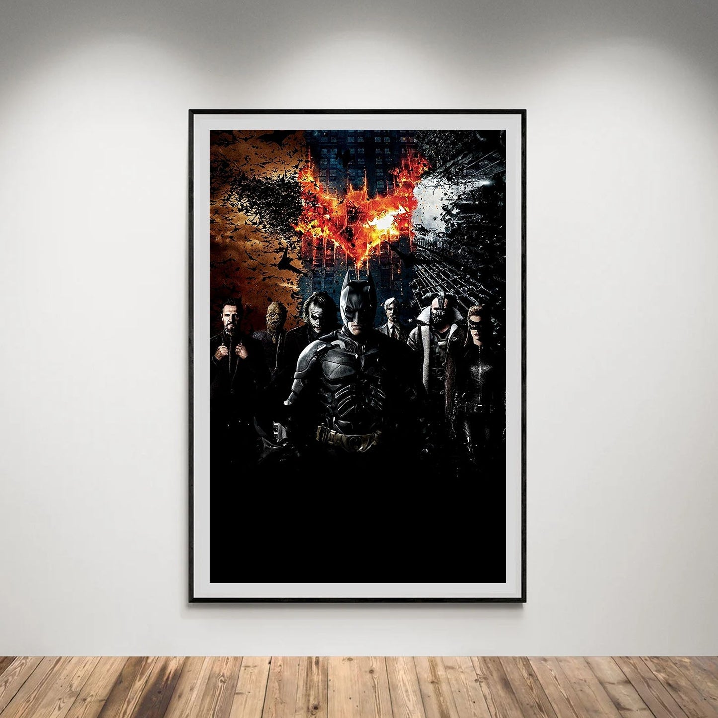 Flex Designs Poster Christopher Nolans Batman Triology 5 x 7" Home Goods - Movie Movie Poster