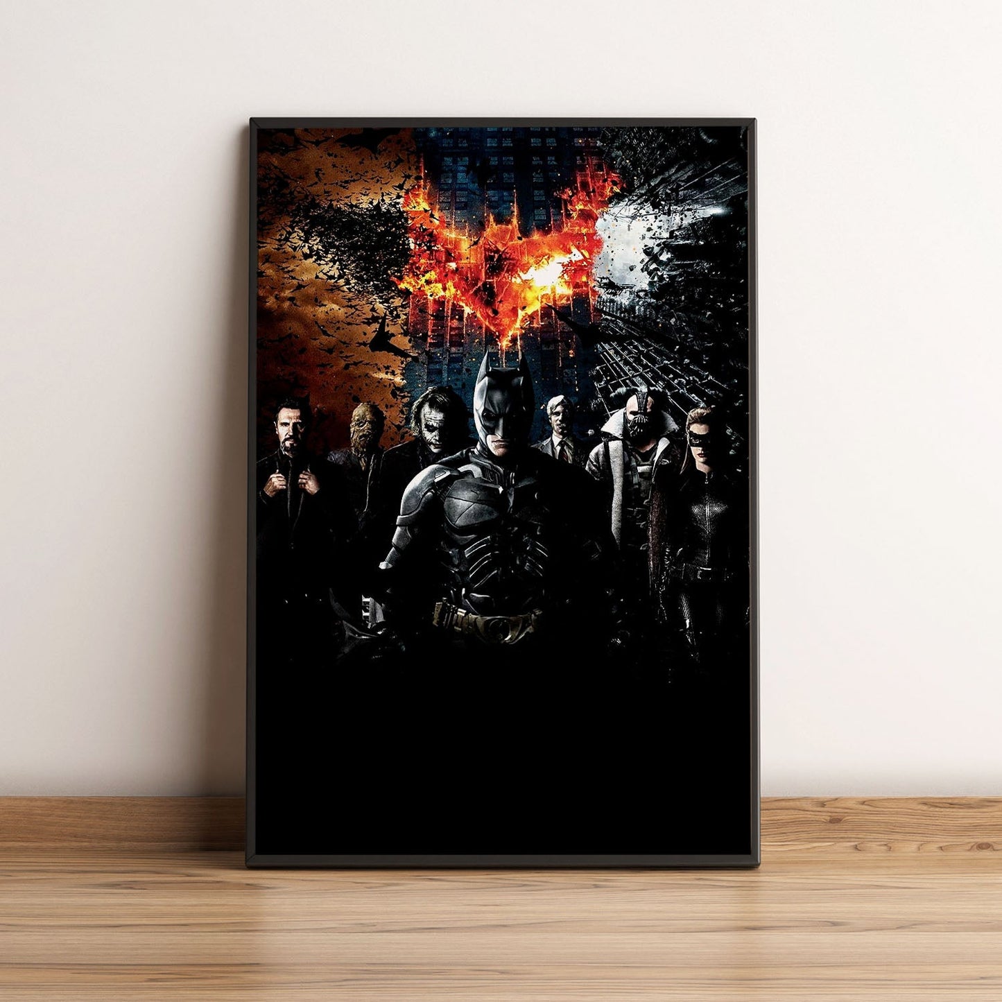 Flex Designs Poster Christopher Nolans Batman Triology 5 x 7" Home Goods - Movie Movie Poster