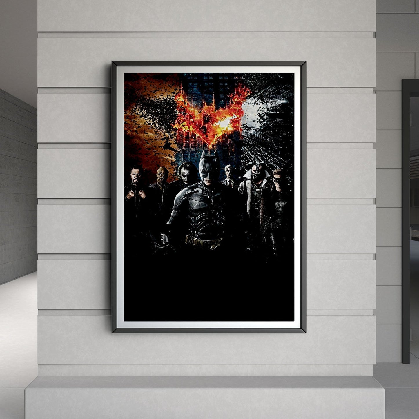 Flex Designs Poster Christopher Nolans Batman Triology 8 x 10" Home Goods - Movie Movie Poster