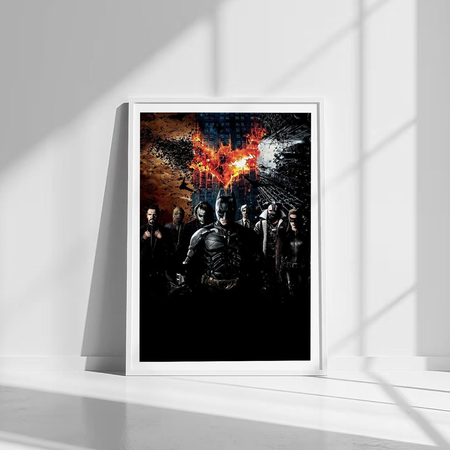 Flex Designs Poster Christopher Nolans Batman Triology 8 x 10" Home Goods - Movie Movie Poster