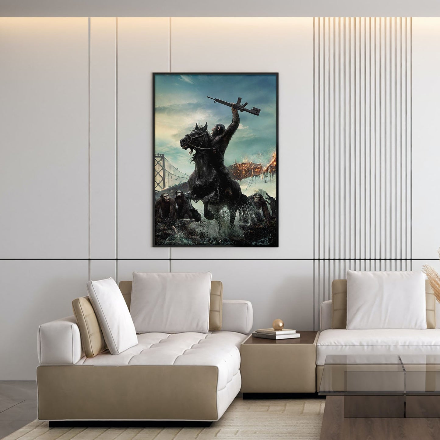 Flex Designs Poster Dawn of the Planet of the Apes Key Art 5 x 7" Home Goods - Movie 2014 Movie Poster