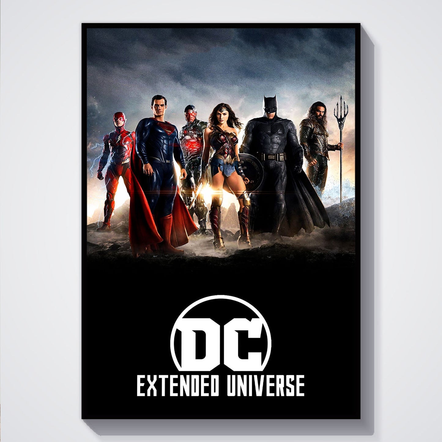 Flex Designs Poster Worlds of DCEU 5 x 7" Home Goods - Movie Movie Poster