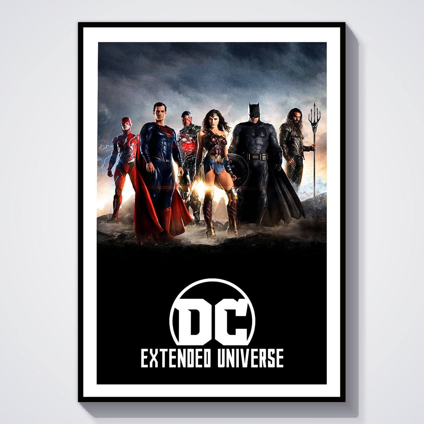 Flex Designs Poster Worlds of DCEU 8 x 10" Home Goods - Movie Movie Poster