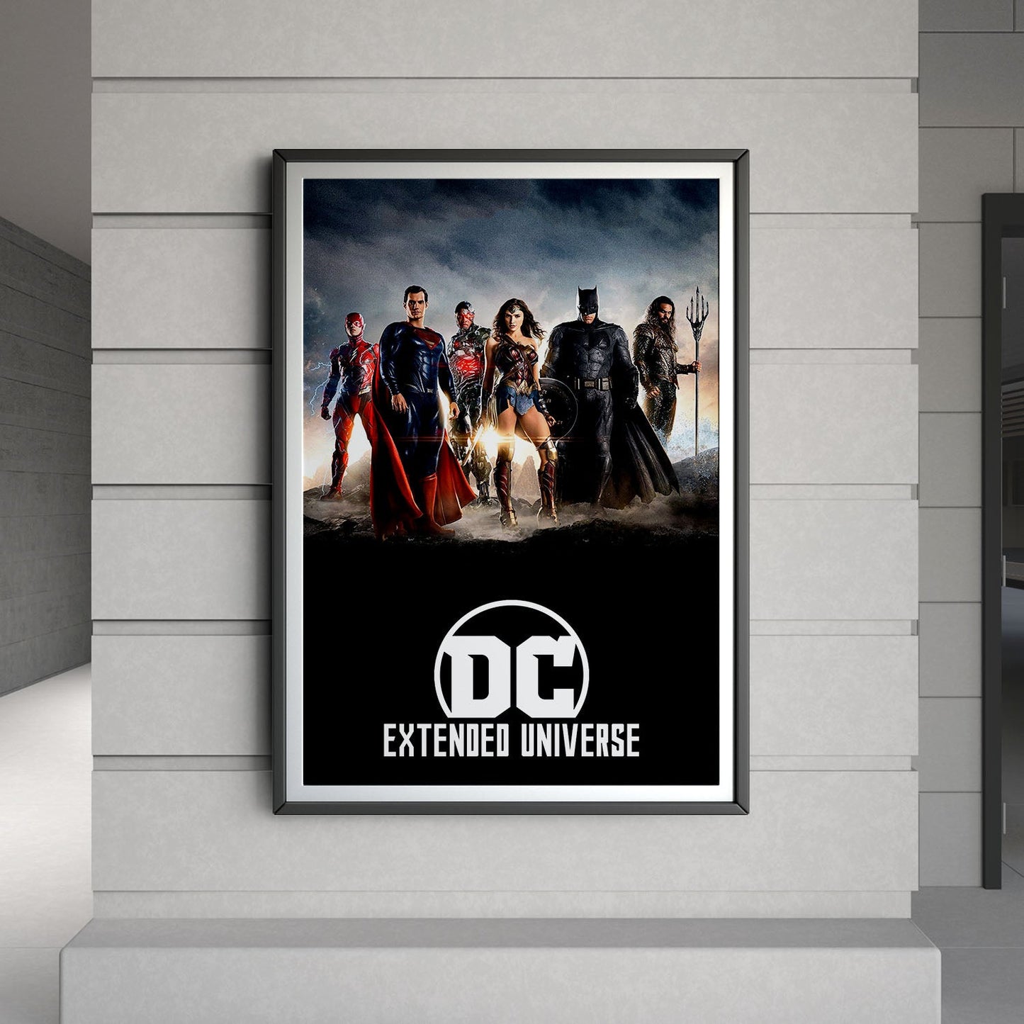 Flex Designs Poster Worlds of DCEU 8 x 10" Home Goods - Movie Movie Poster
