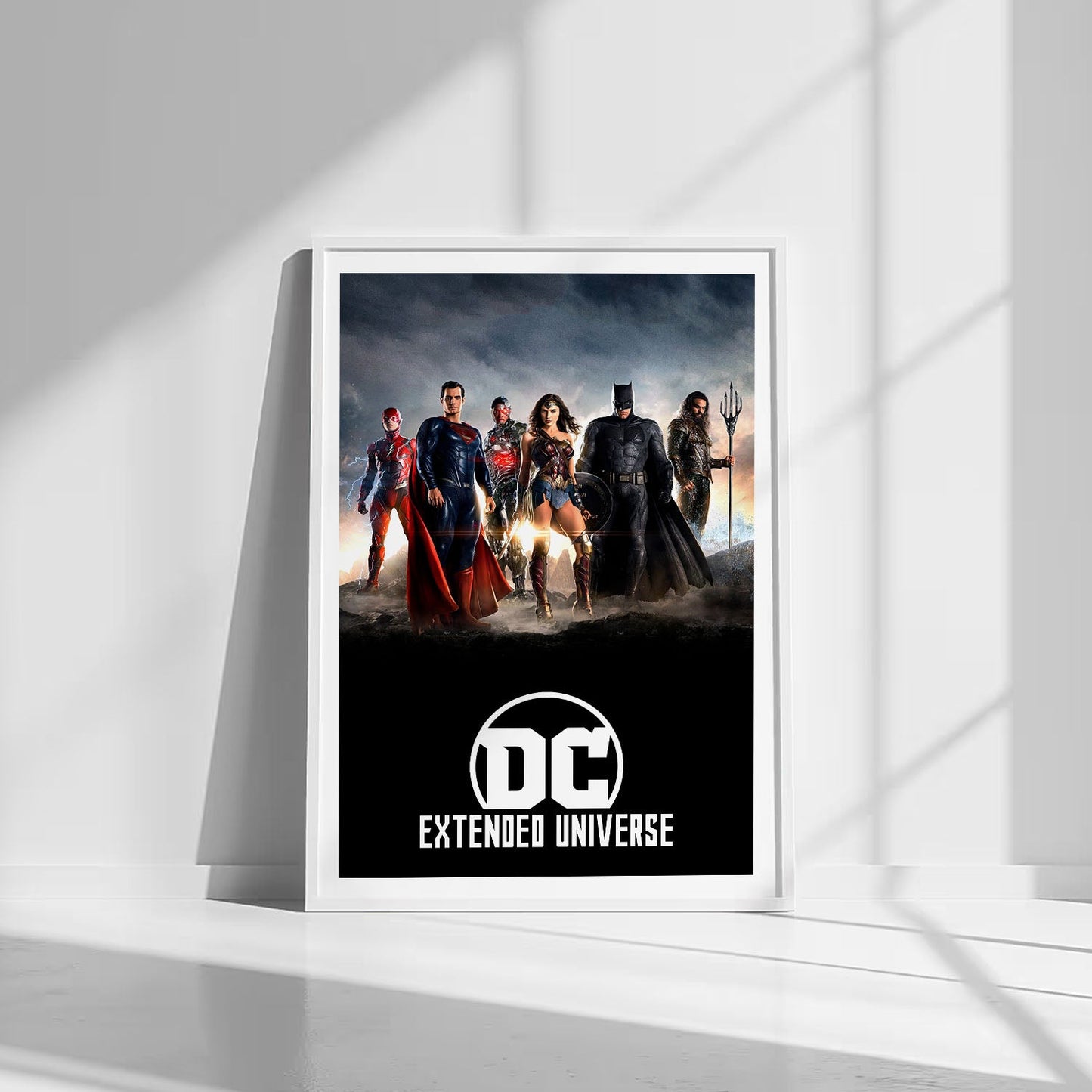 Flex Designs Poster Worlds of DCEU 8 x 10" Home Goods - Movie Movie Poster