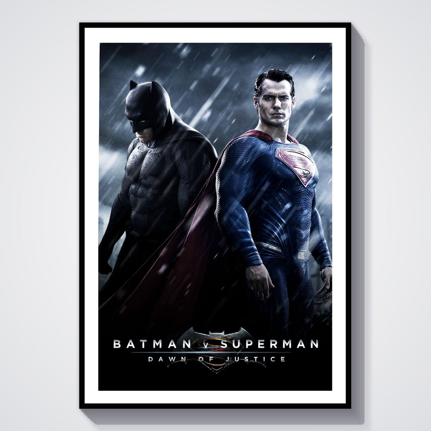 Flex Designs Poster Batman v Superman Dawn of Justice 8 x 10" Home Goods - Movie 2016 Movie Poster