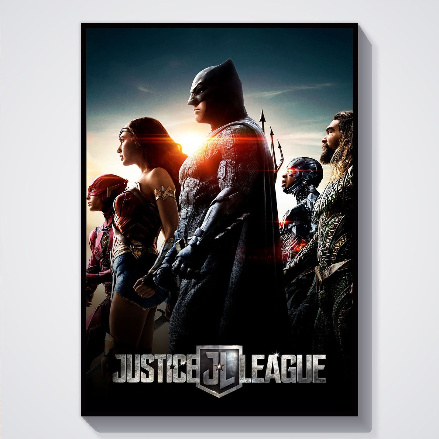 Flex Designs Poster Justice League 5 x 7" Home Goods - Movie 2017 Movie Poster