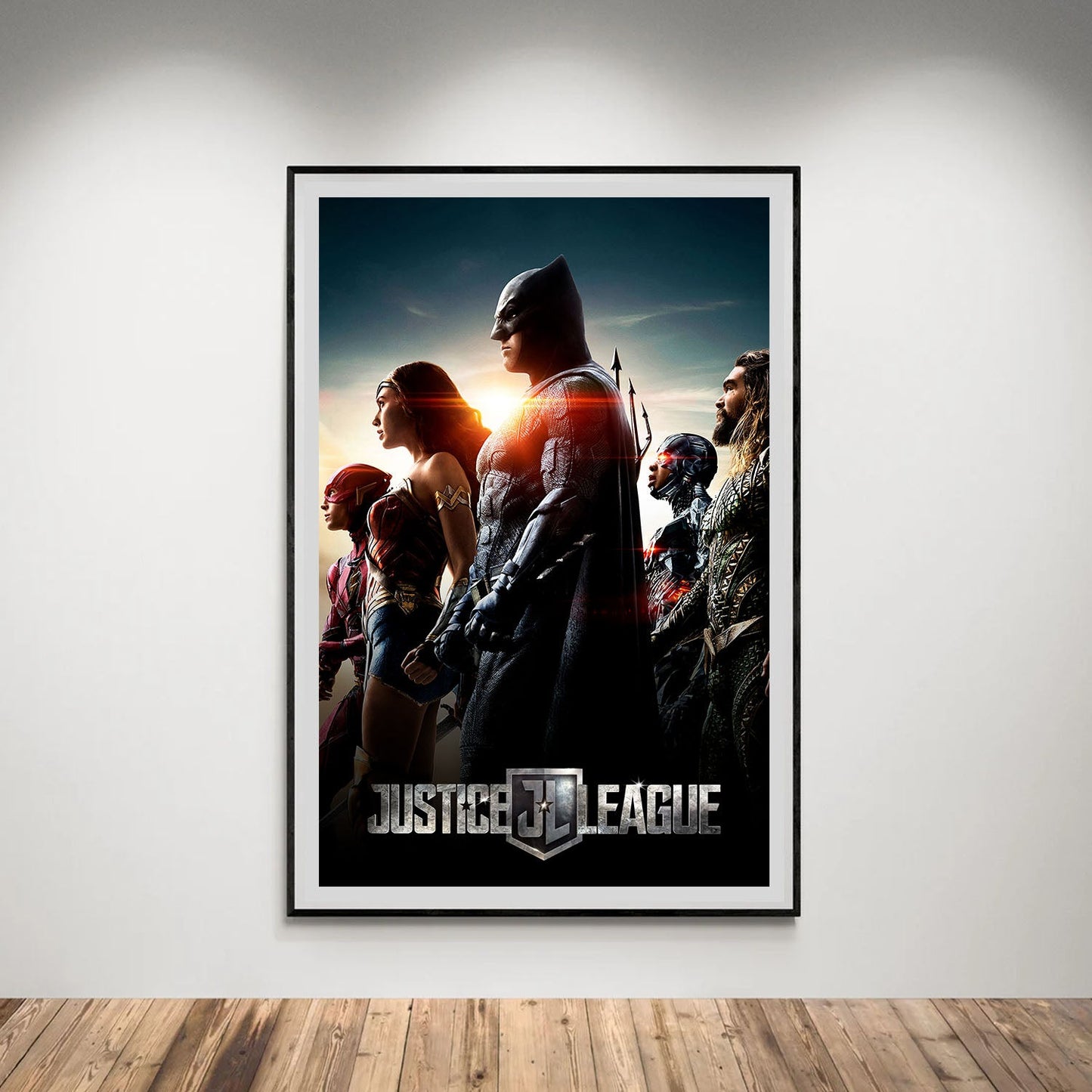 Flex Designs Poster Justice League 5 x 7" Home Goods - Movie 2017 Movie Poster