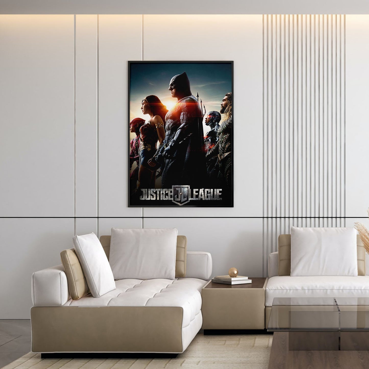 Flex Designs Poster Justice League 5 x 7" Home Goods - Movie 2017 Movie Poster