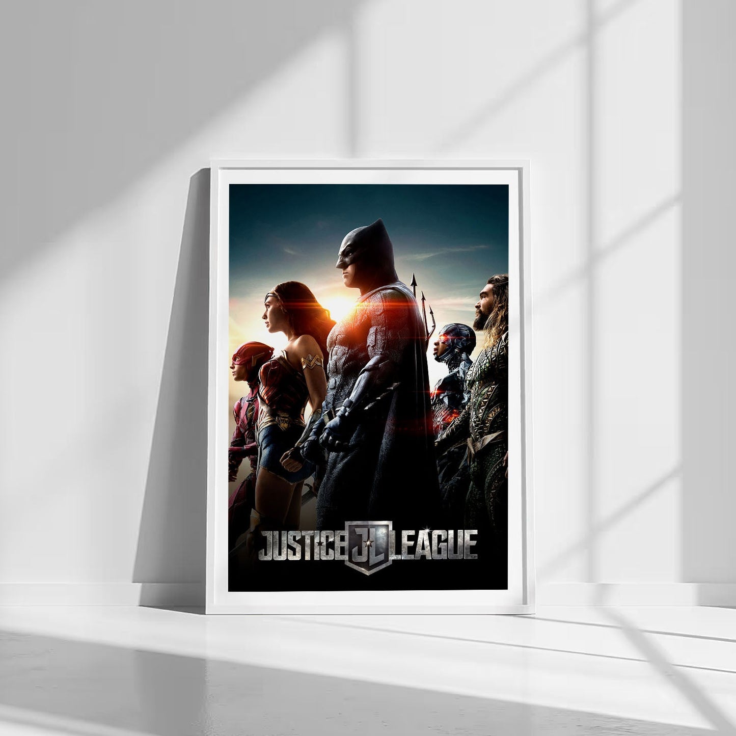 Flex Designs Poster Justice League 8 x 10" Home Goods - Movie 2017 Movie Poster