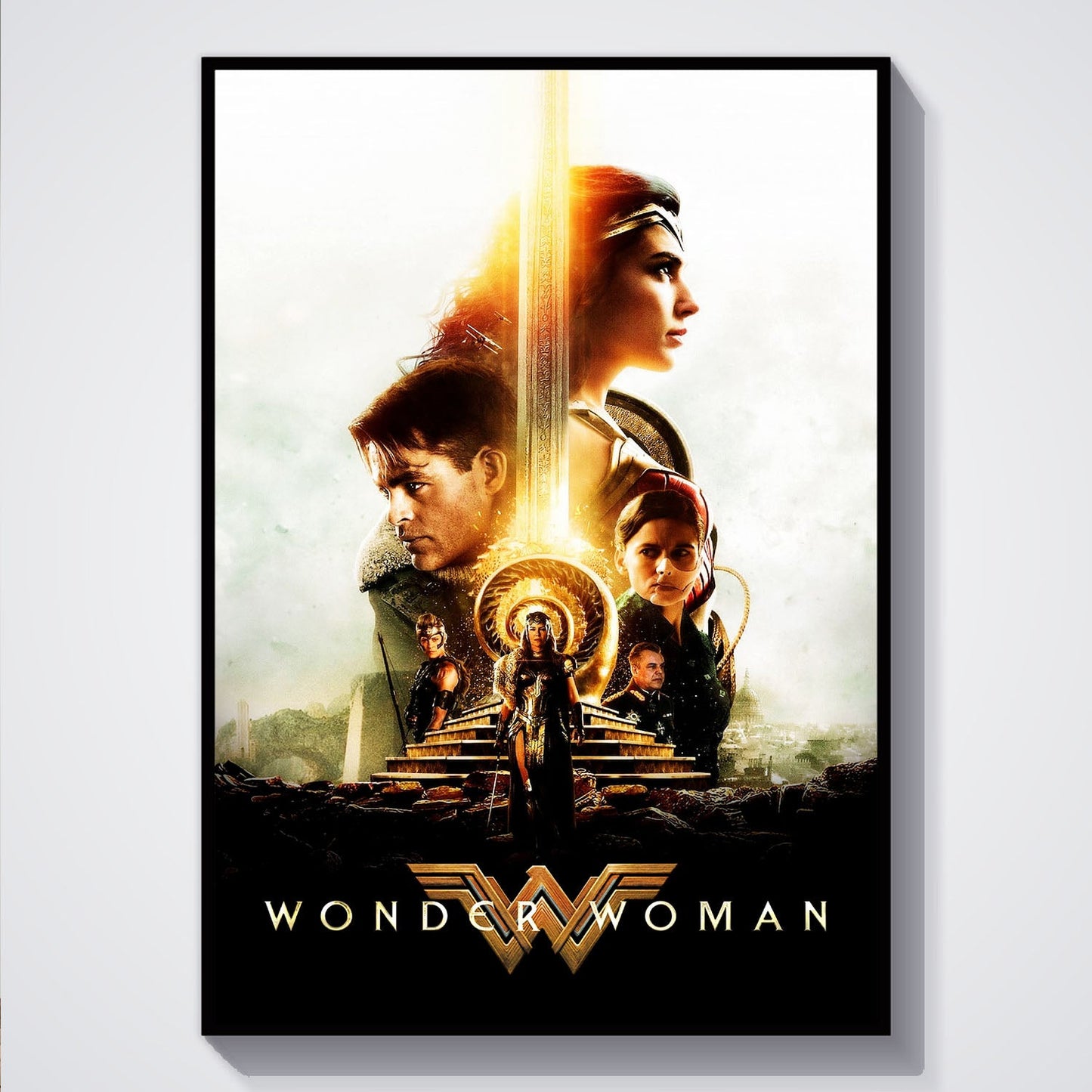 Flex Designs Poster Wonder Woman 5 x 7" Home Goods - Movie 2017 Movie Poster