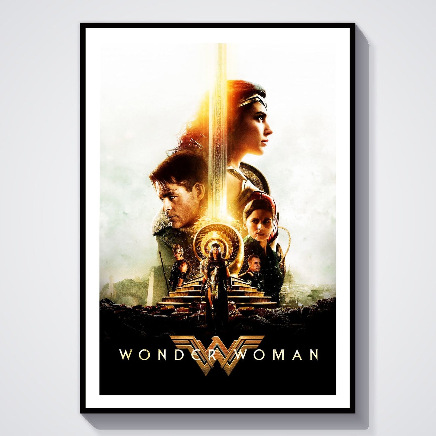 Flex Designs Poster Wonder Woman 8 x 10" Home Goods - Movie 2017 Movie Poster