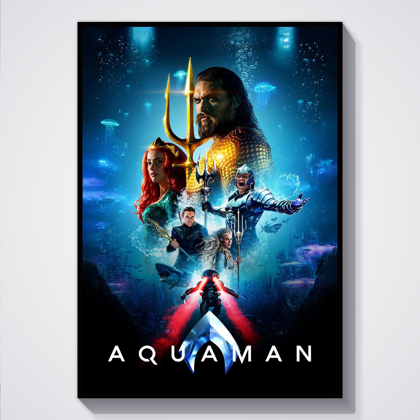 Flex Designs Poster Aquaman 5 x 7" Home Goods - Movie 2018 Movie Poster