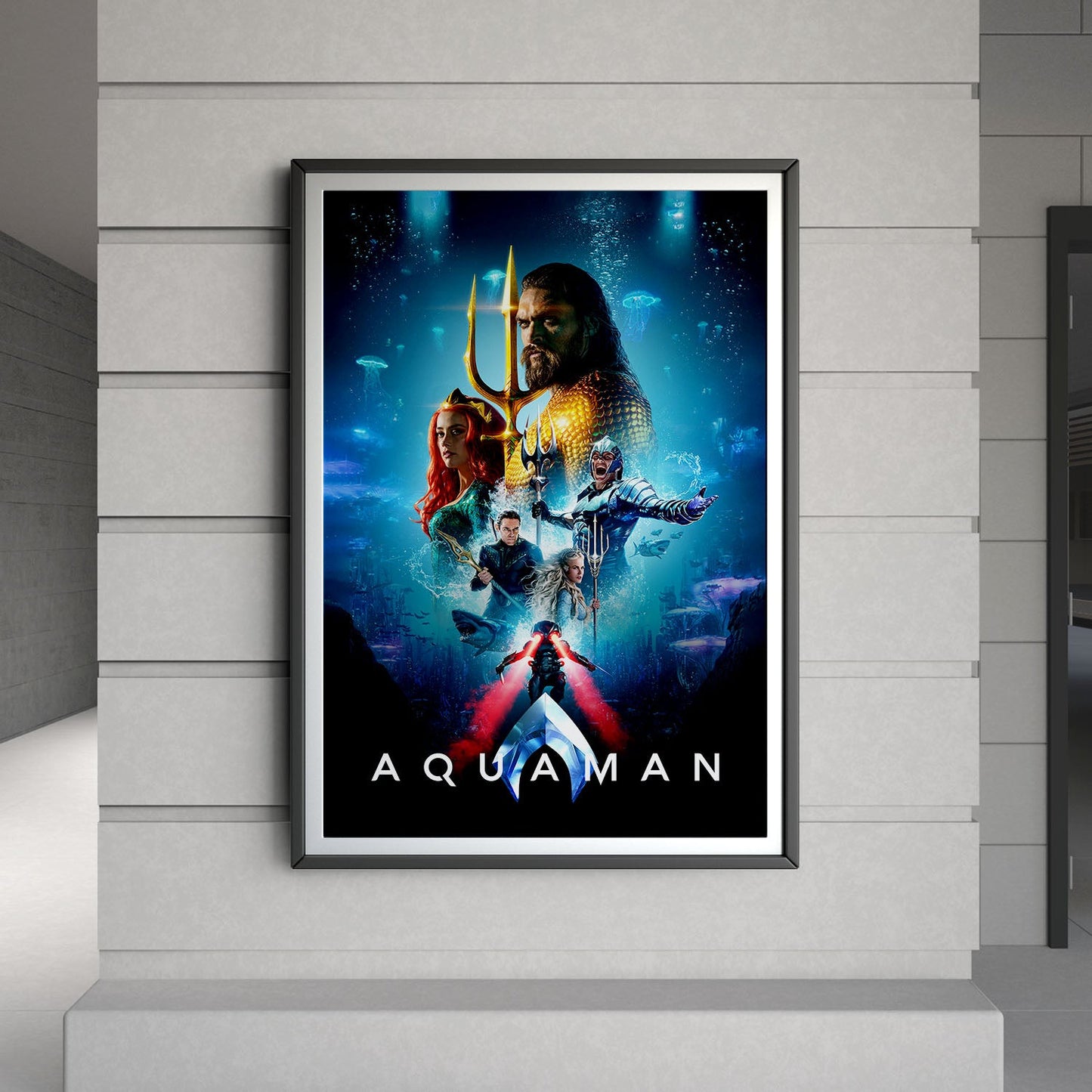 Flex Designs Poster Aquaman 8 x 10" Home Goods - Movie 2018 Movie Poster