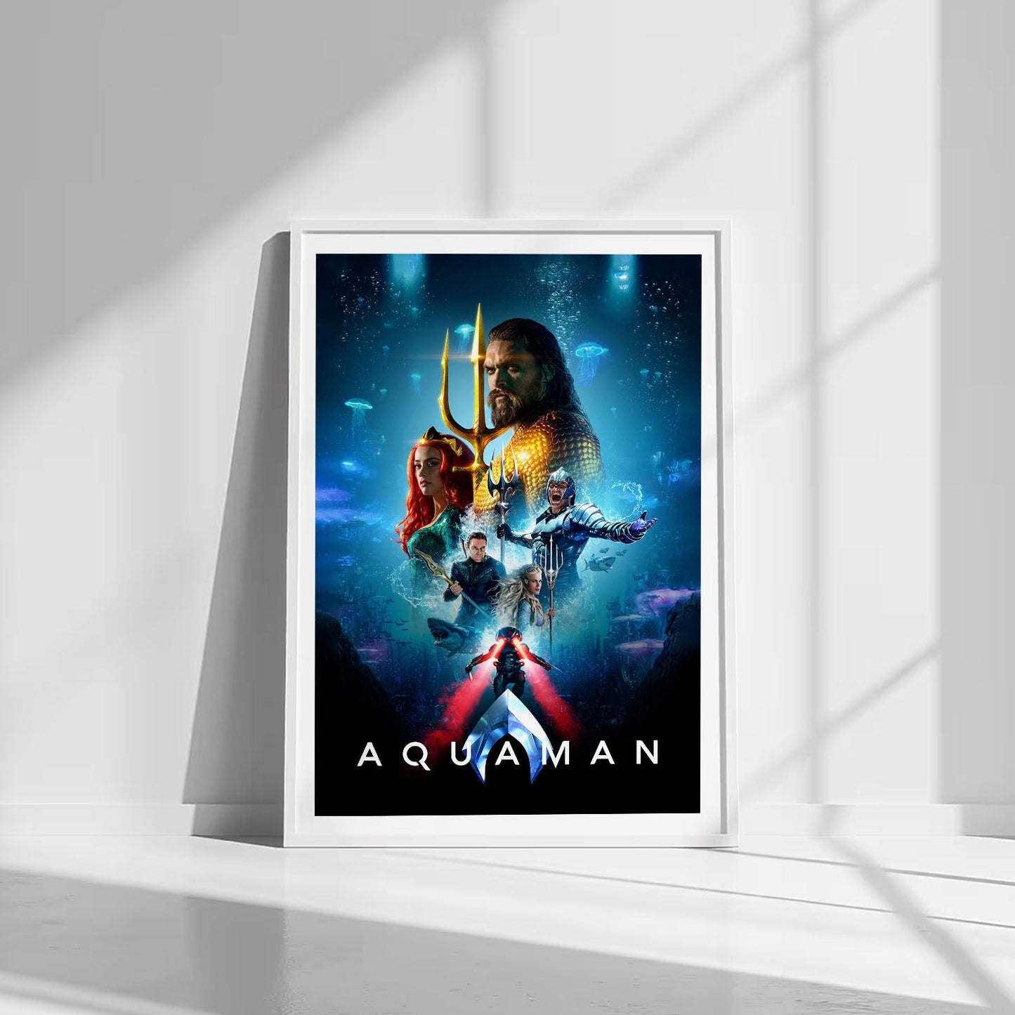 Flex Designs Poster Aquaman 8 x 10" Home Goods - Movie 2018 Movie Poster