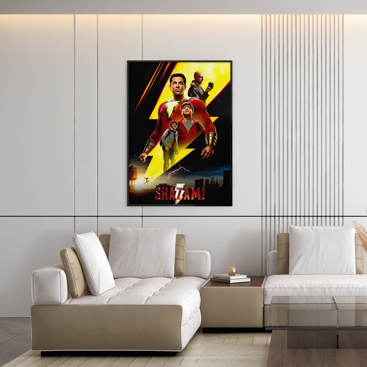 Flex Designs Poster Shazam 5 x 7" Home Goods - Movie 2019 Movie Poster
