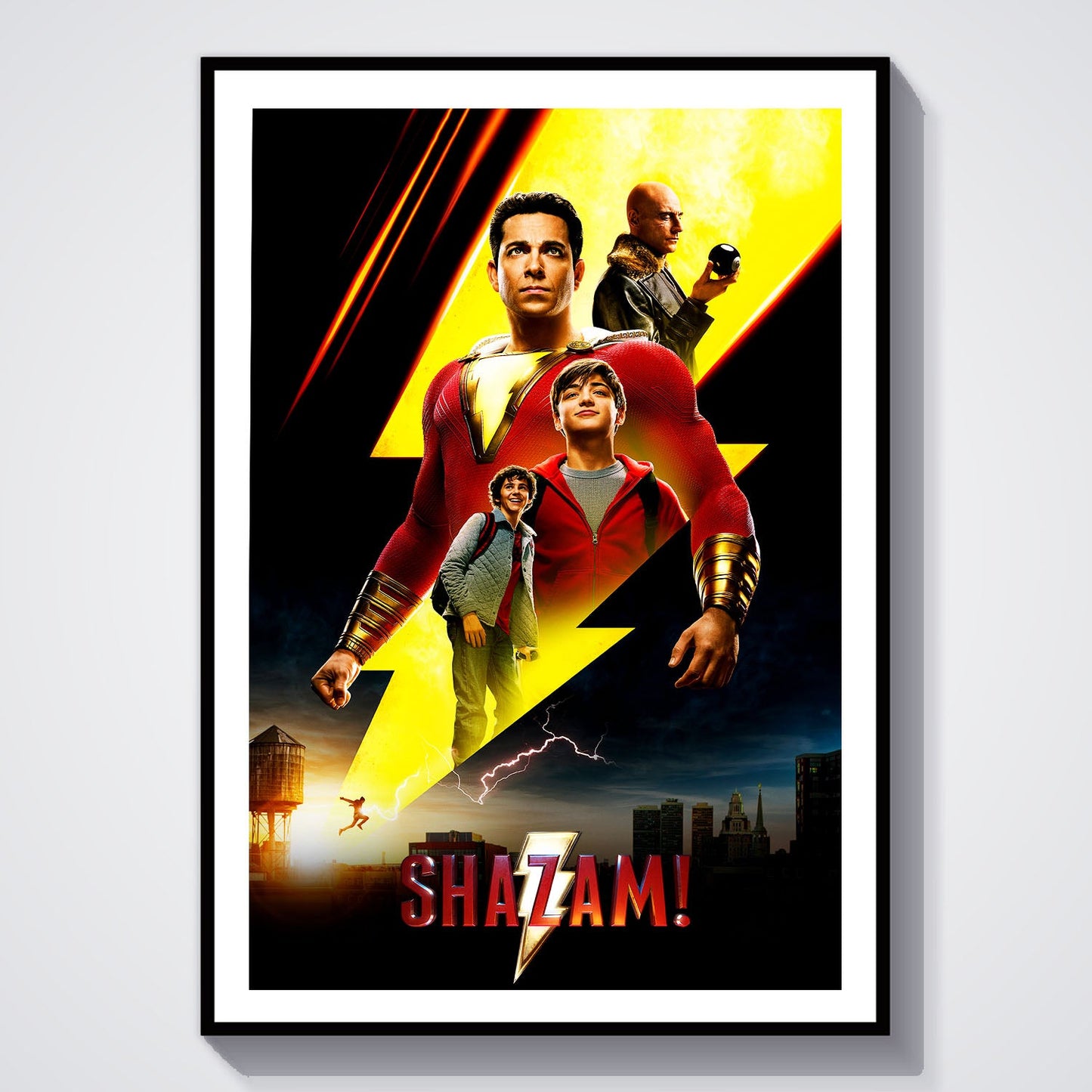 Flex Designs Poster Shazam 8 x 10" Home Goods - Movie 2019 Movie Poster