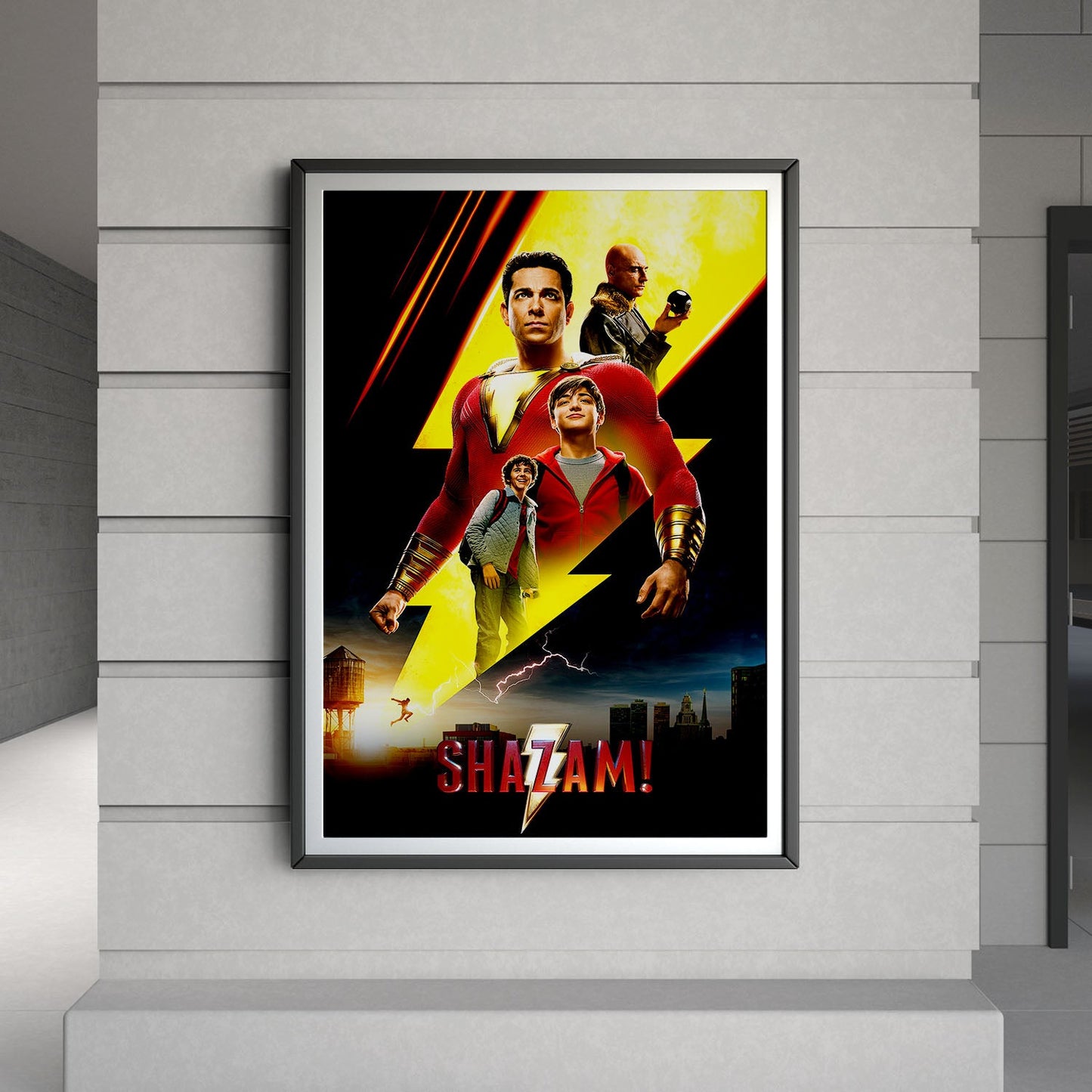 Flex Designs Poster Shazam 8 x 10" Home Goods - Movie 2019 Movie Poster