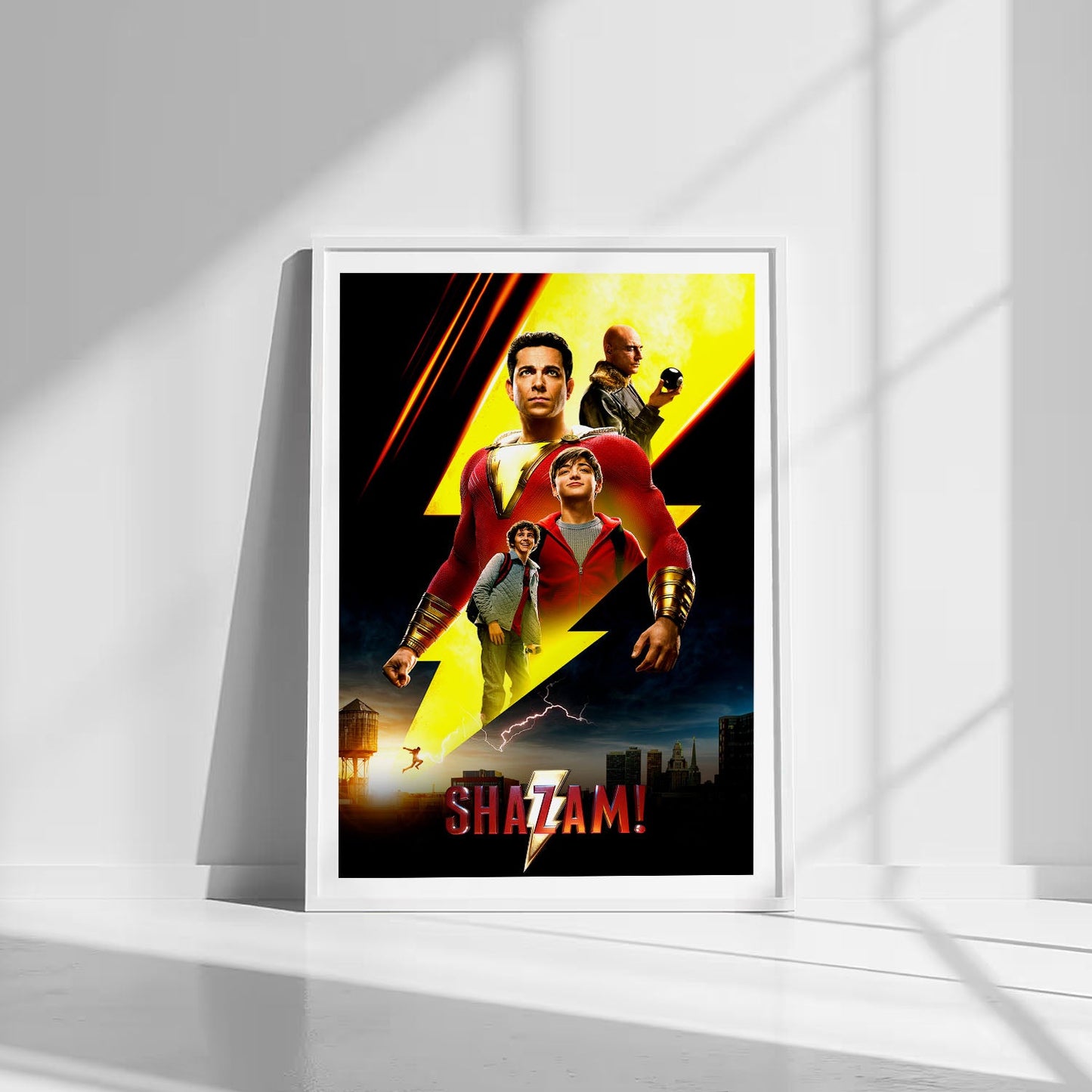 Flex Designs Poster Shazam 8 x 10" Home Goods - Movie 2019 Movie Poster