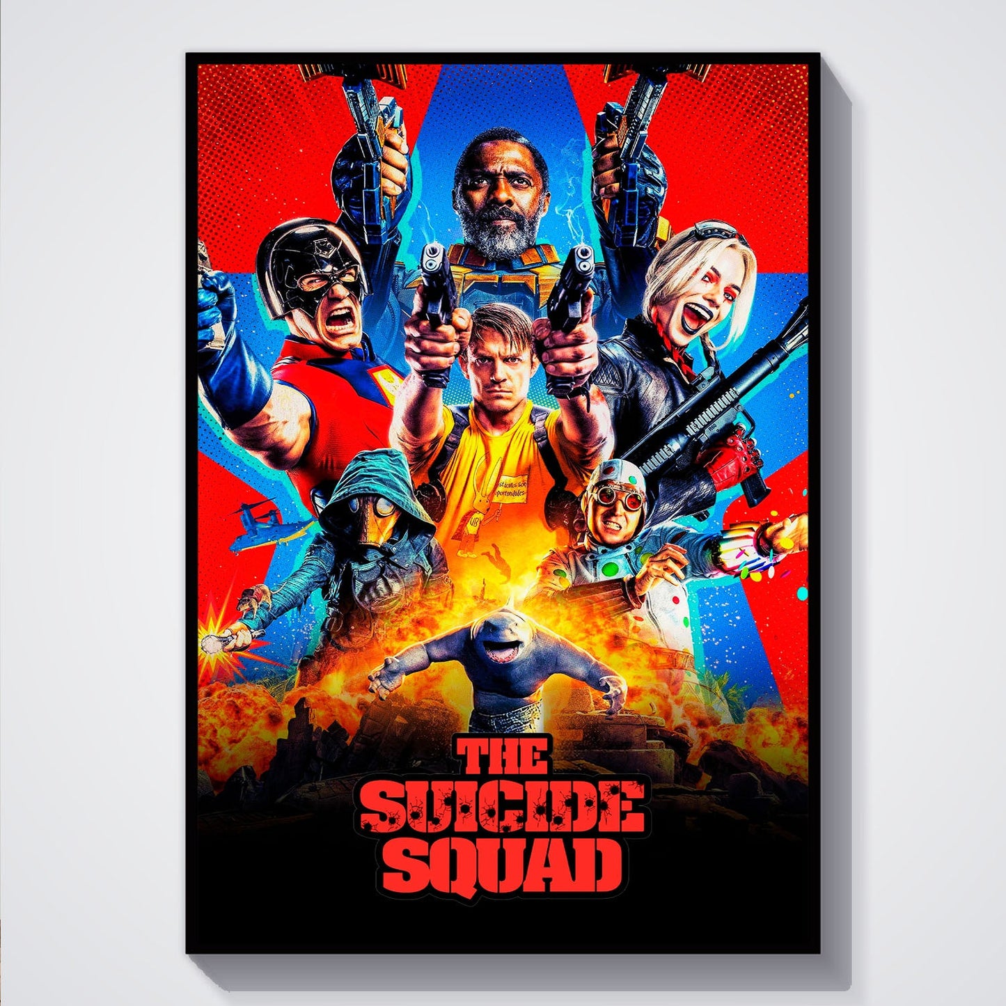 Flex Designs Poster The Suicide Squad 5 x 7" Home Goods - Movie 2021 Movie Poster