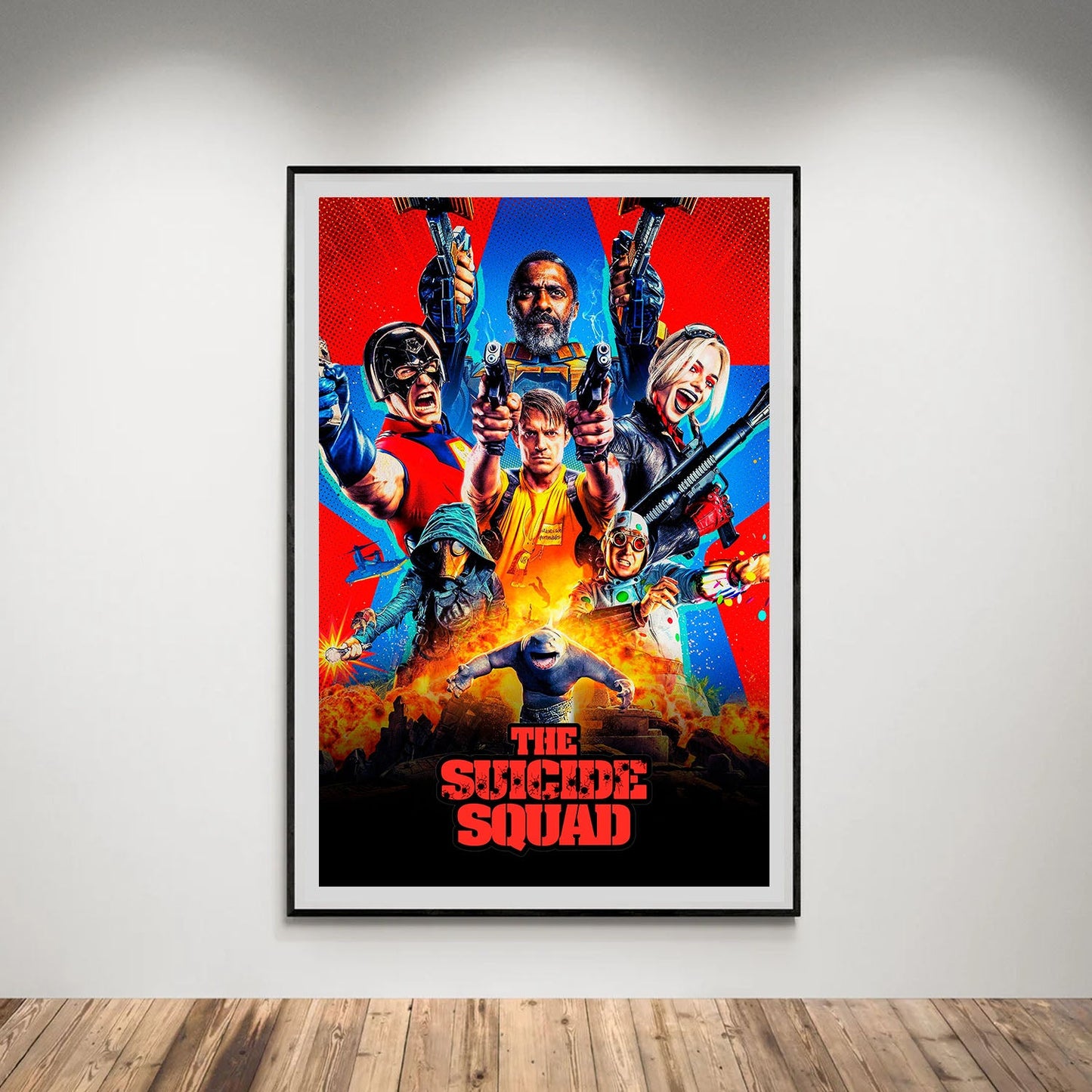 Flex Designs Poster The Suicide Squad 5 x 7" Home Goods - Movie 2021 Movie Poster