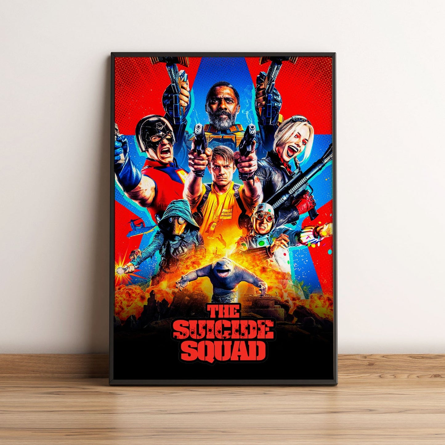 Flex Designs Poster The Suicide Squad 5 x 7" Home Goods - Movie 2021 Movie Poster