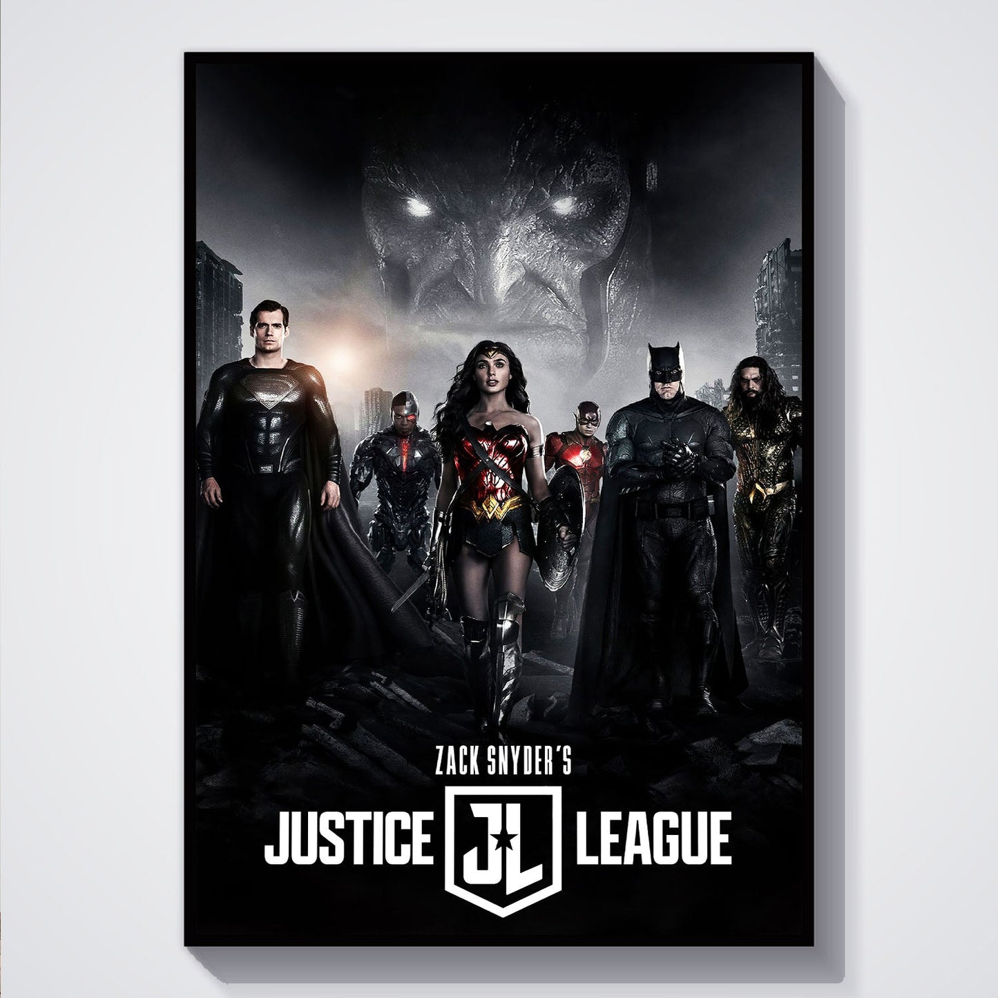 Flex Designs Poster Zack Snyders Justice League 5 x 7" Home Goods - Movie 2021 Movie Poster