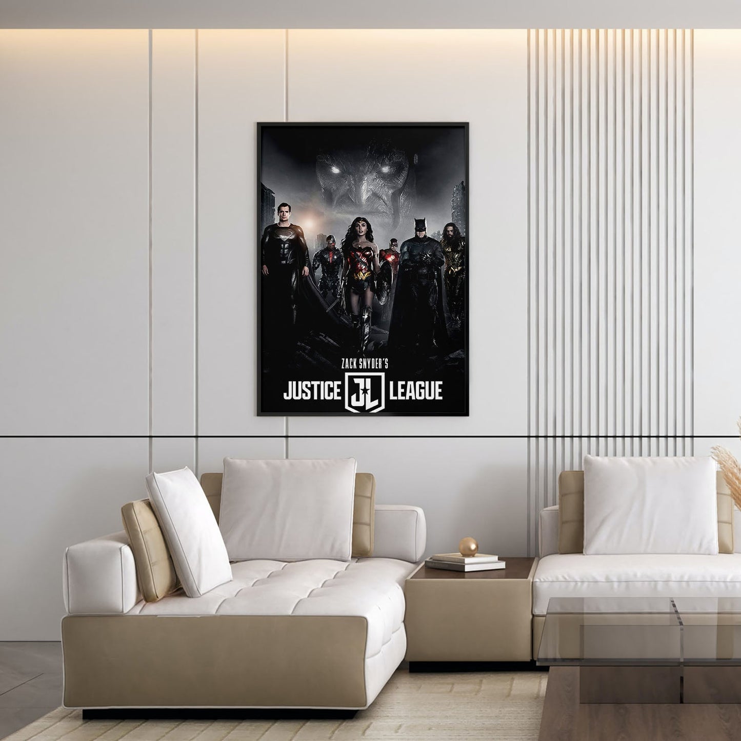 Flex Designs Poster Zack Snyders Justice League 5 x 7" Home Goods - Movie 2021 Movie Poster