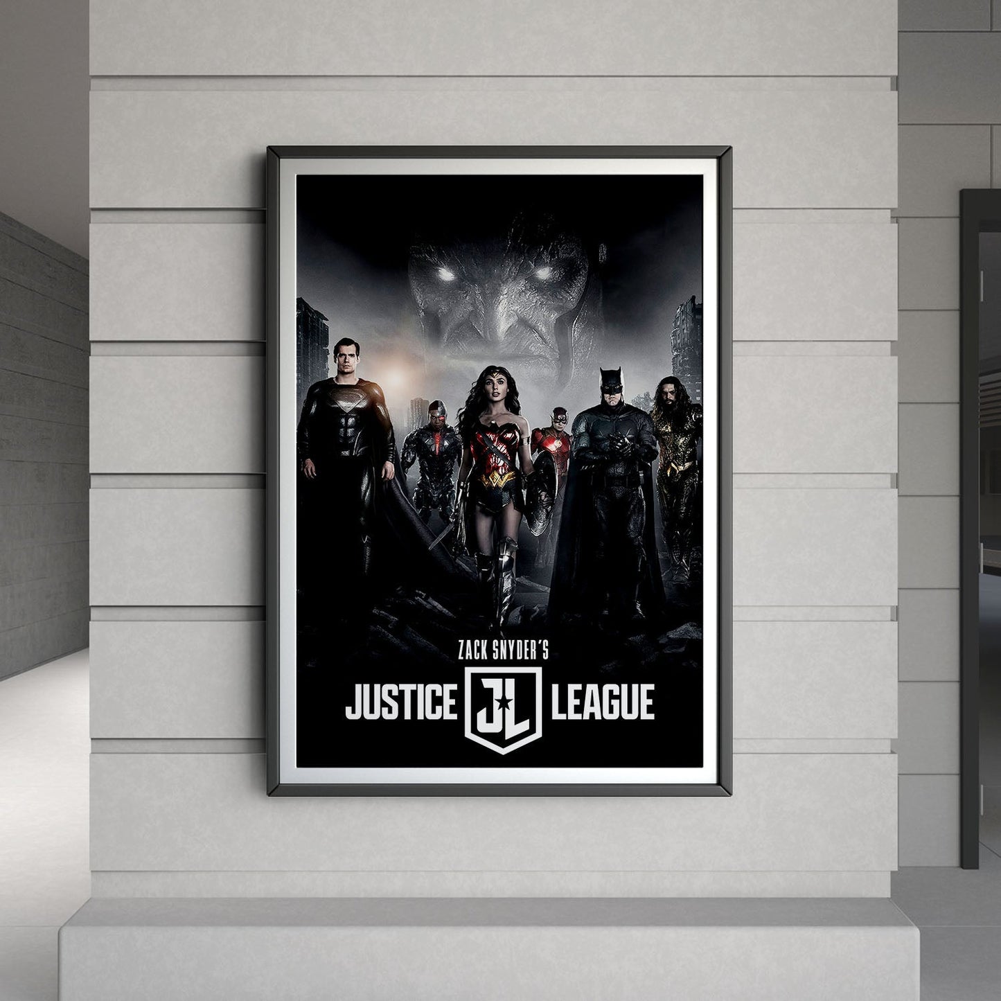 Flex Designs Poster Zack Snyders Justice League 8 x 10" Home Goods - Movie 2021 Movie Poster