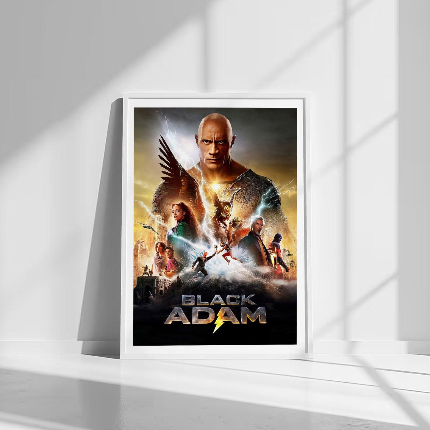 Flex Designs Poster Black Adam 8 x 10" Home Goods - Movie 2022 Movie Poster