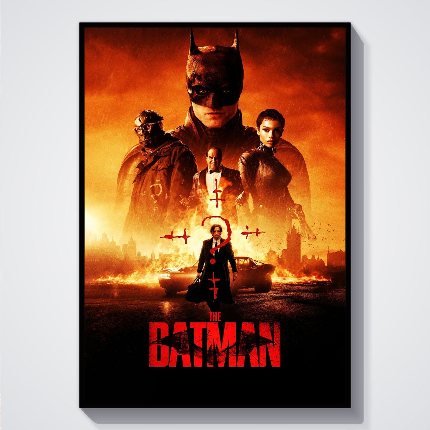 Flex Designs Poster The Batman 5 x 7" Home Goods - Movie 2022 Movie Poster