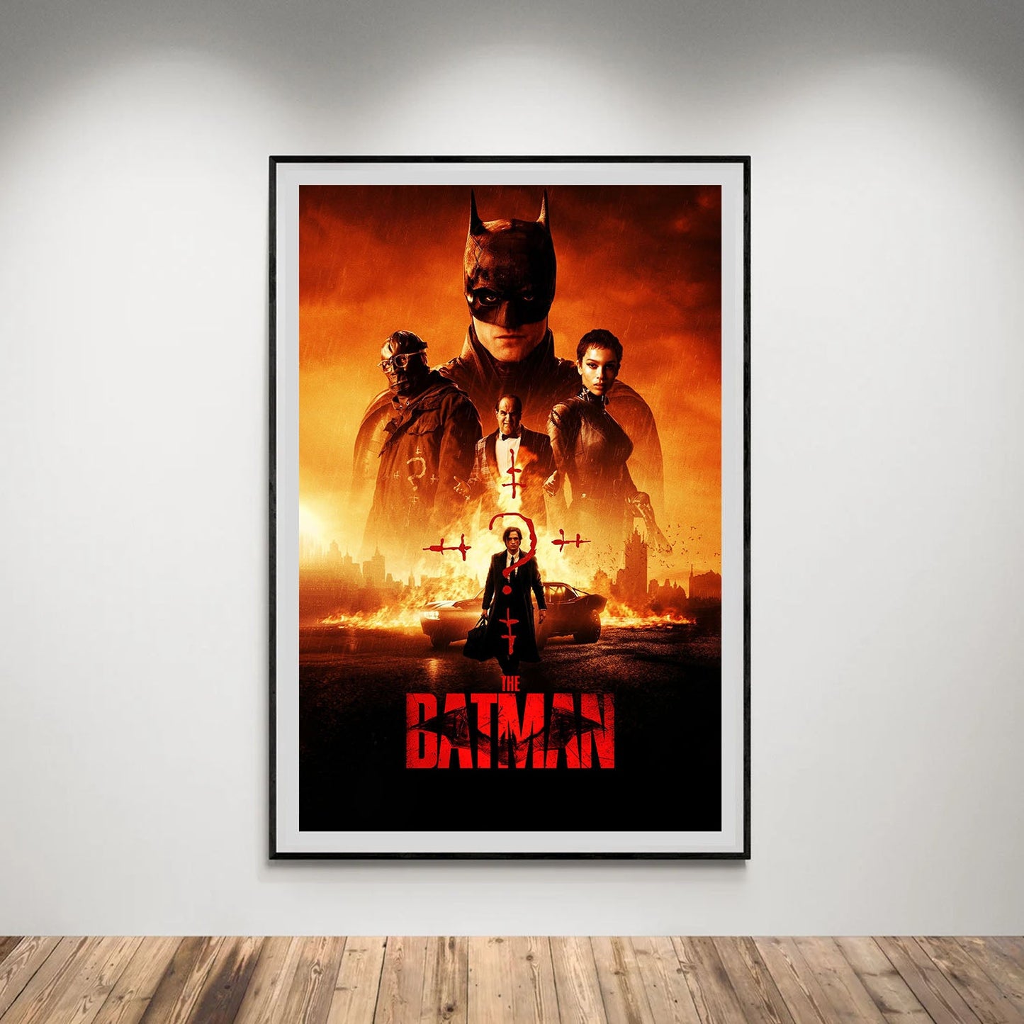 Flex Designs Poster The Batman 5 x 7" Home Goods - Movie 2022 Movie Poster