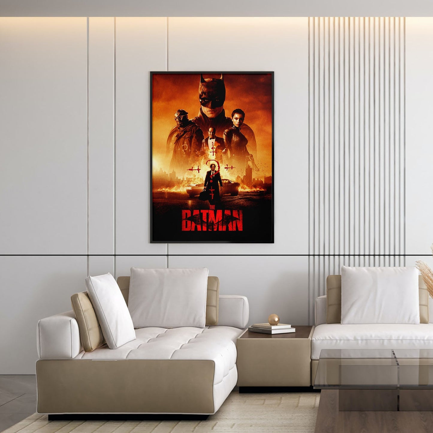 Flex Designs Poster The Batman 5 x 7" Home Goods - Movie 2022 Movie Poster