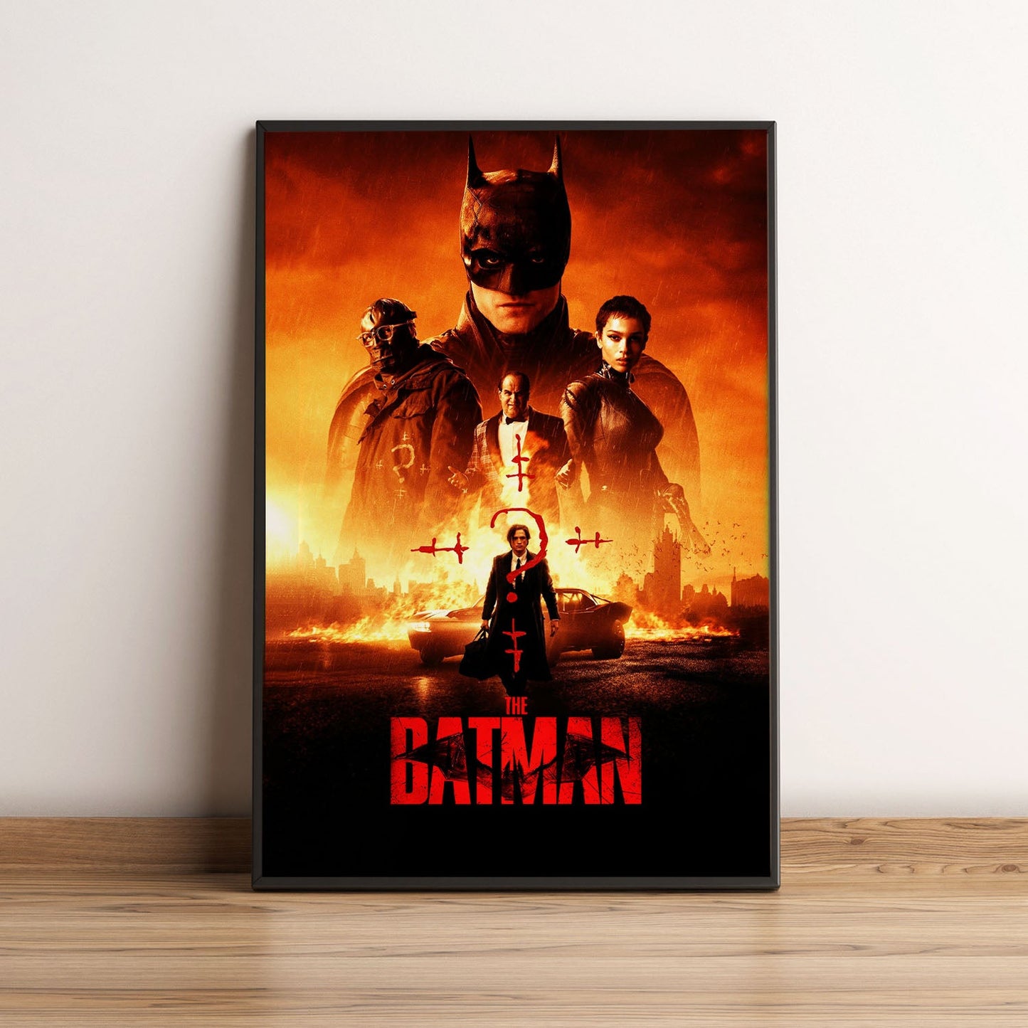 Flex Designs Poster The Batman 5 x 7" Home Goods - Movie 2022 Movie Poster