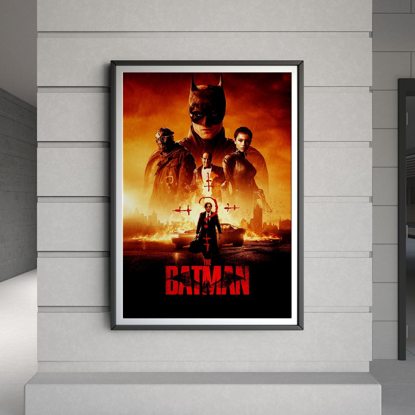 Flex Designs Poster The Batman 8 x 10" Home Goods - Movie 2022 Movie Poster