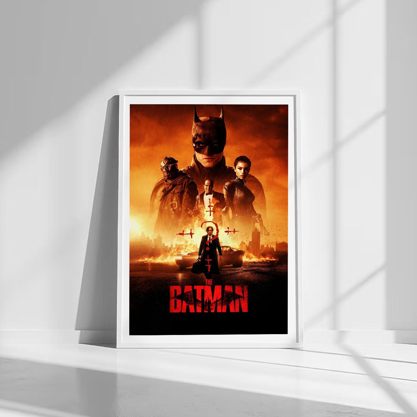 Flex Designs Poster The Batman 8 x 10" Home Goods - Movie 2022 Movie Poster