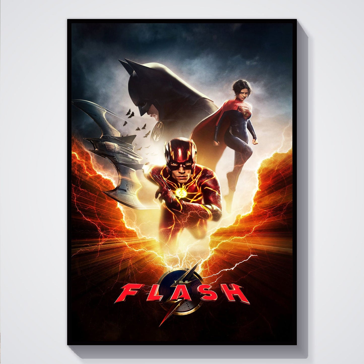 Flex Designs Poster The Flash 5 x 7" Home Goods - Movie 2023 Movie Poster