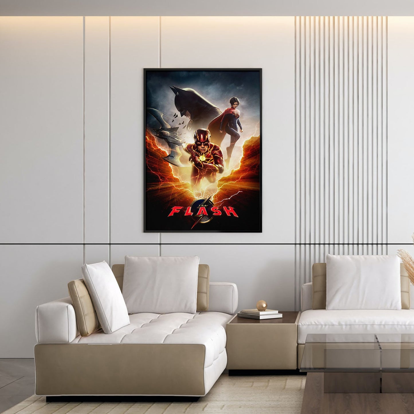 Flex Designs Poster The Flash 5 x 7" Home Goods - Movie 2023 Movie Poster