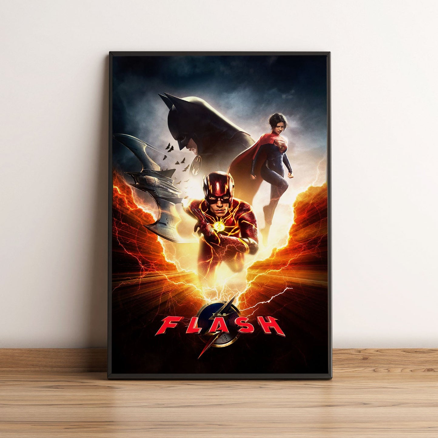 Flex Designs Poster The Flash 5 x 7" Home Goods - Movie 2023 Movie Poster