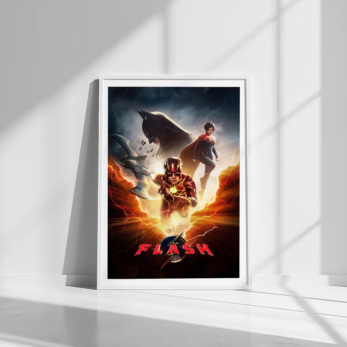 Flex Designs Poster The Flash 8 x 10" Home Goods - Movie 2023 Movie Poster