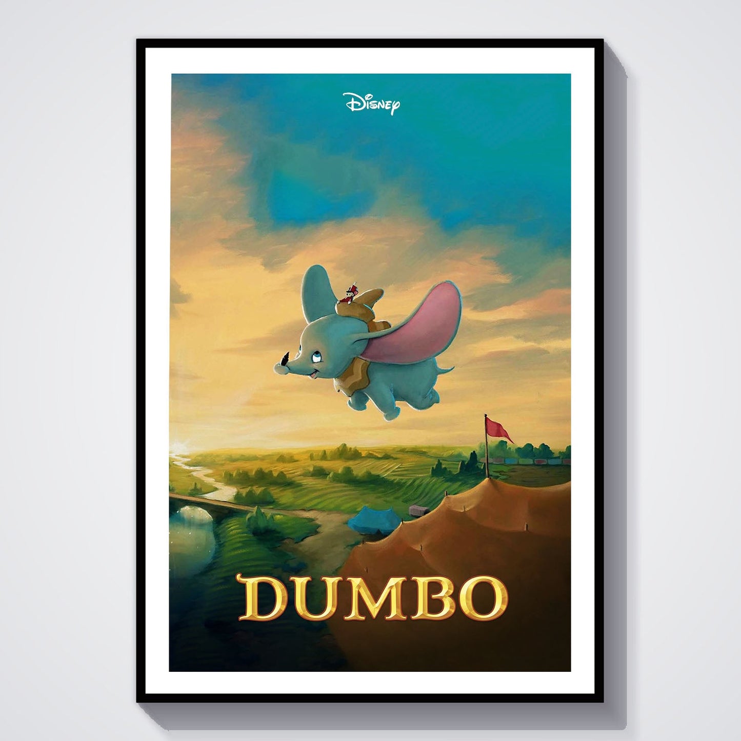 Flex Designs Poster Dumbo 8 x 10" Home Goods - Movie 1941 Movie Poster
