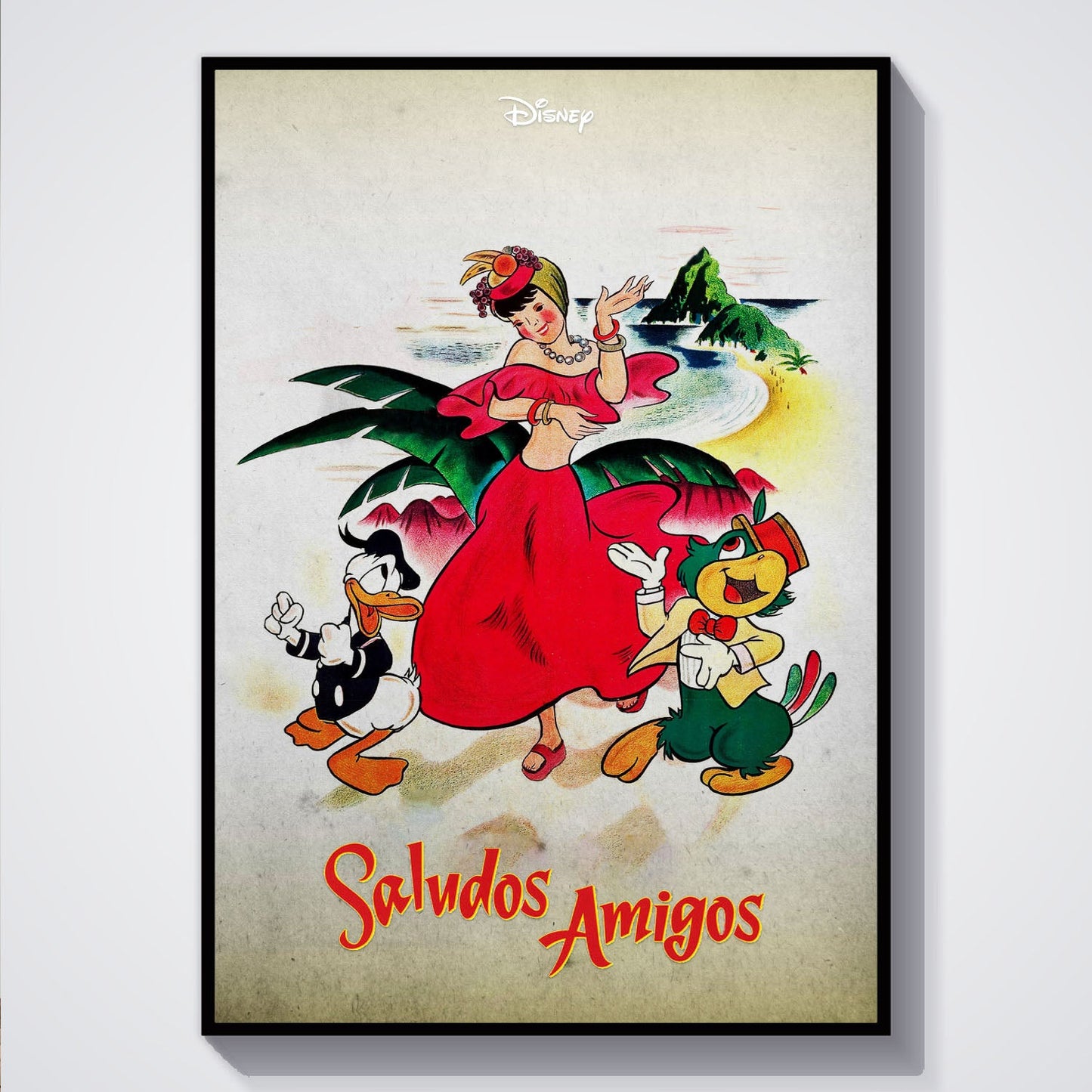 Flex Designs Poster Saludos Amigos 5 x 7" Home Goods - Movie 1942 Movie Poster